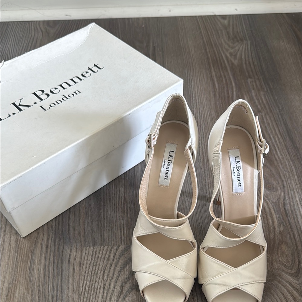 LK Bennett Cream Women's Shoes